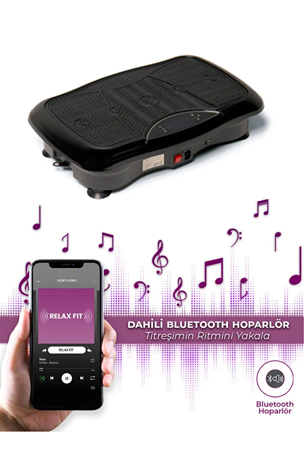 Relax Vibro Vibration Plate – Titreşimli Egzersiz Aleti | Basen, Karın, Kol ve Bacak Spor Cihazı